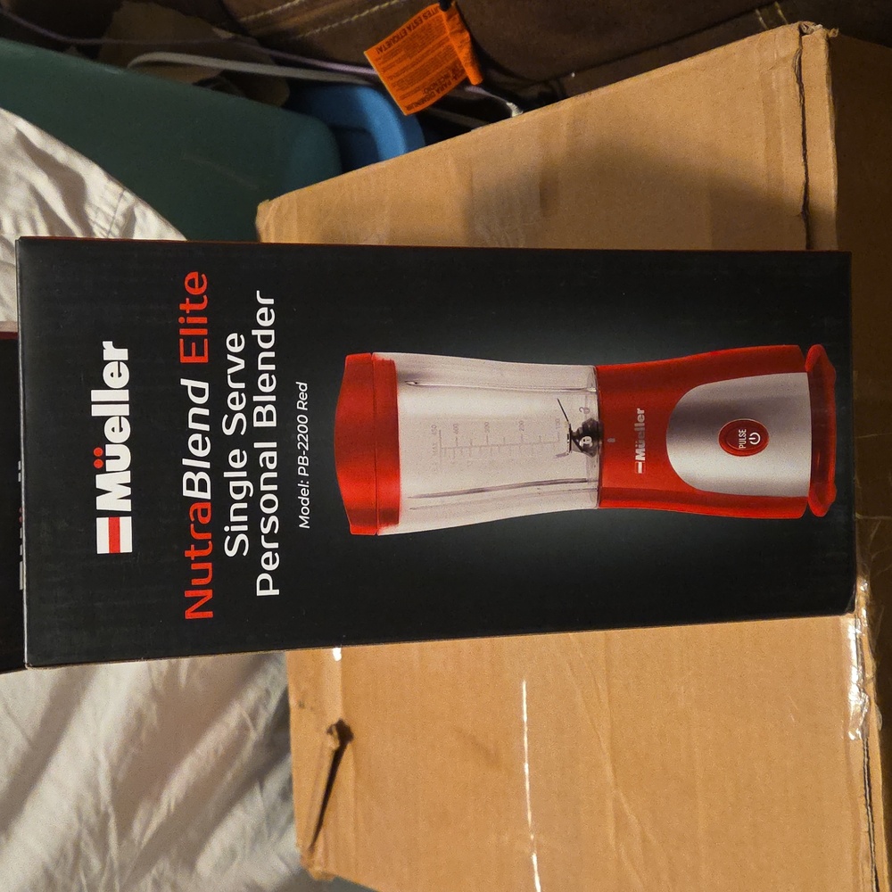 Mueller Nutra Blend Elite Single-Serve Personal Blender NIB